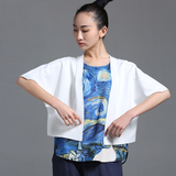【芥末原创】玉阶/中国风 改良汉服短外套连袖设计女设计师品牌夏
