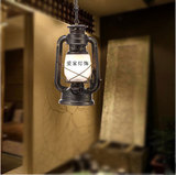 马灯包邮 老式复古煤油吊灯书房酒吧咖啡厅餐厅个性创意led吊灯