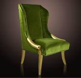 欧式时尚现代单人沙发椅简约布艺休闲老虎椅宜家客厅会所家具椅子