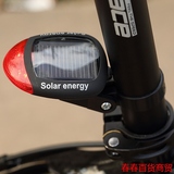 2016新款Acrono太阳能山地公路折叠死飞自行车尾灯警示灯骑行配件