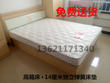 特价木质双人床1.5米 1.8米硬板床单人床1米1.2米储物床 席梦思床