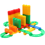 条形积木儿童益智力拼插积木宝宝拼装玩具幼儿园女孩男孩3-6周岁