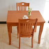 实木餐桌椅组合4人6人 小户型可折叠伸缩长方形餐桌 木质小方桌