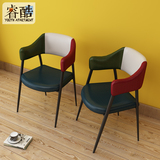 睿酷 靠背餐椅北欧现代风格餐厅椅子家用吃饭椅子简约家具OM050
