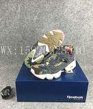 Reebok Insta pump Fury V61414夏威夷花卉男女情侣充气跑步鞋