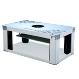 欧艺取暖桌 多功能电暖桌双层茶几家用电热烤火桌暖脚八面取暖器
