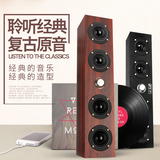 台式笔记本电脑USB手机影响小音箱4喇叭音响木质重低音炮桌面HIFI