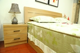 居乐家具宜家风格板式床床头柜现代简约双人床全屋定制家具