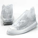 强迪男士皮鞋专用 中邦低邦皮鞋适用的防雨鞋套 中筒短筒防水鞋套