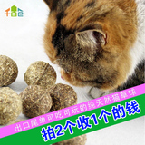 千百仓出口版猫草猫薄荷球 香喷喷的天然猫草球玩具