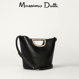 Massimo Dutti女包代购专柜正品 2016春夏限量版皮革桶包 6931555
