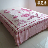 全棉国民床单 老式床单 磨毛加厚纯棉床单 斜纹全棉被单1.8床