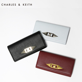 CHARLES&KEITH 长款钱包 CK6-10770106 箭头装饰女式复古手拿包