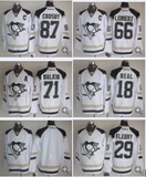 NHL冰球衣Penguins企鹅队29 18 71MALKIN 66 87号白色新款空白
