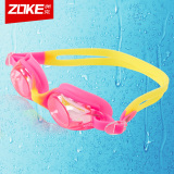 ZOKE2016新款儿童游泳眼镜 高级硅胶大框舒适防水防雾男女童泳镜