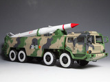 东风15导弹发射车模型/1:30合金战车模型/导弹车模型军事阅兵战车