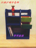 桌上实木小书架隔板置物挂墙收纳壁架家具创意简易宜家书柜储物柜