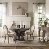 美式乡村欧式古典复古餐桌椅软包圆形靠背布艺全实木餐椅书椅定制