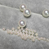 2-2.5-3-3.5-4mm半孔akoya日本天然海水珍珠裸珠散mikimoto品质