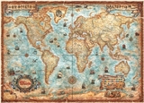 现货包邮 雷诺瓦 德国HEYE进口成人拼图3000片世界地图复古版