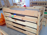 幼儿园专用床木板床小床儿童午睡床幼儿园床叠叠床拆装木质床