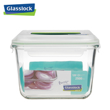 Glasslock韩国进口正品2.5L手提钢化玻璃保鲜盒泡菜盒收纳盒
