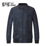 商场同款gxg jeans男装秋装新品时尚修身休闲夹克潮#63621032