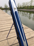 包邮维卡莱林 新视野全天候竞技竿包 炫彩硬壳支架1.25米防水杆包