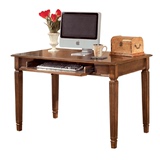 美式全实木书桌 欧式1.2米实木电脑桌简美橡木办公桌