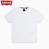 Levi's李维斯春夏季Line 8系列男士纯棉白色短袖T恤17435-0019