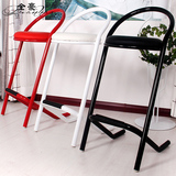 铁艺餐椅家用时尚餐椅现代简约休闲椅塑料办公椅子加厚靠背椅凳子