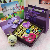 德芙巧克力礼盒装许愿瓶糖果情人节送男女友闺蜜创意生日礼物零食