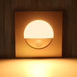 灯过道红外线自动光控走廊灯LED人体感应地脚灯86型面板智能小夜