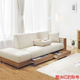 多功能北欧宜家布艺沙发床两用小户型日式可折叠沙发床1.8米收纳