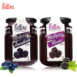 欧洲进口 BELLINA 蓓琳娜黑莓果酱290g 蓝莓果酱290g大果粒包邮