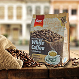 super超级品牌马来西亚进口速溶炭烧无糖白咖啡二合一袋装375g