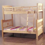 橡木纯全实木子母床儿童学生上下铺高低床双层1.5 1.2 1米双人床