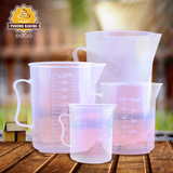 烘焙工具 PVC 量杯带刻度 塑料  量杯量勺 奶茶 厨房量杯250ml