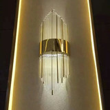 酒店大堂壁灯 别墅门厅灯大型水晶壁灯 欧式复式楼工程灯过道壁灯