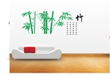 创意墙贴竹子客厅卧室书房沙发背景墙贴风景贴画竹韵中国风字画贴