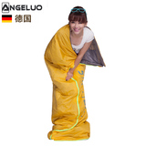 【聚】德国安戈洛睡袋户外春夏轻薄睡袋野营露营多功能可拼接睡袋