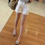 韩国代购欧时力2016新款白色西装短裤夏季时尚高腰短裤女显瘦女裤