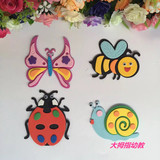 幼儿园教室环境布置 EVA蝴蝶泡沫墙贴 卡通动物装饰 小蜜蜂墙贴