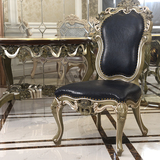 美式奢华餐椅 欧式餐厅组合家具 法式实木雕花豪华别墅拉卡萨家具