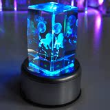 3D水晶 usb立体星座发光闪灯白羊座生日礼物送男女友闺蜜创意精品