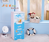 40CM窄宽新品塑料抽屉式加厚组合收纳柜储物宝宝婴儿童房间衣柜箱