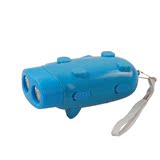 包邮小猪按压发电手电筒可爱便携手摇式电筒自发电环保节能应急灯