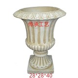 婚庆路引新款欧式 花盆花瓶装饰 影楼实景 摄影道具复古 罗马柱盆
