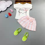 0-1至2到3岁半宝宝夏季套装5-6-8-9个月女童夏装婴儿衣服韩版潮4