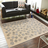 地毯客厅茶几卧室 地垫布艺 机织羊毛混纺 美式欧式古典现代简约